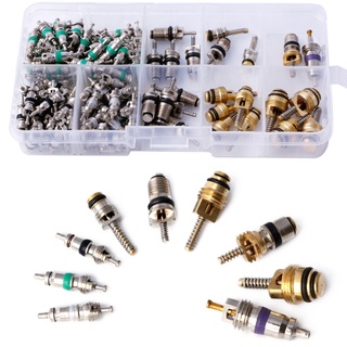 ชุดแกนวาล์วเครื่องปรับอากาศรถยนต์ A/C R134a 134 ชิ้น
