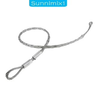 [Sunnimix1] ถุงเท้าเหล็กชุบสังกะสี 5 ฟุต สําหรับสายไฟ 1 ถึง 2 นิ้ว