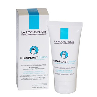 La Roche Posay Cicaplast Mains 50ml ครีมบำรุงมือสำหรับผิวที่แห้ง หยาบกร้าน และต้องการการดูแลเป็นพิเศษ