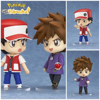 Nendoroid เนนโดรอยด์ Model Figma ฟิกม่า Pokemon Lets Go โปเกม่อน เล็ตส์โก Red and blue แดง ฟ้า Mew มิว