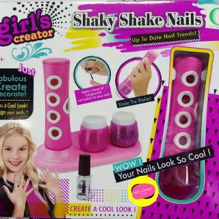 อุปกรณ์ทาสีเล็บ เพ้นเล็บ สำหรับเด็ก Set Shaky Shake Nails ของเล่น ทาสีเล็บ