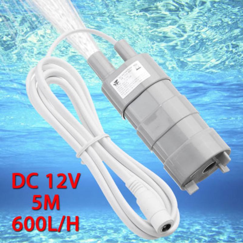 ปั๊มน้ำแบบจุ่มใต้น้ำ ไร้แปรง DC 12V 5M 600L/H