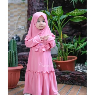 Gamis เซตเดียว เสื้อผ้าเด็กทารก เด็ก ฮิญาบ ซิคาเลนกา JILBAB Center