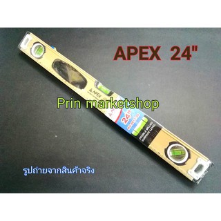 ระดับน้ำอลูมิเนียม สีทอง 24นิ้ว AS-2011-24 APEX