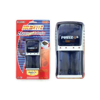 PK เครื่องชาร์ทถ่าน EX-029 AA/AAA - สีน้ำเงิน