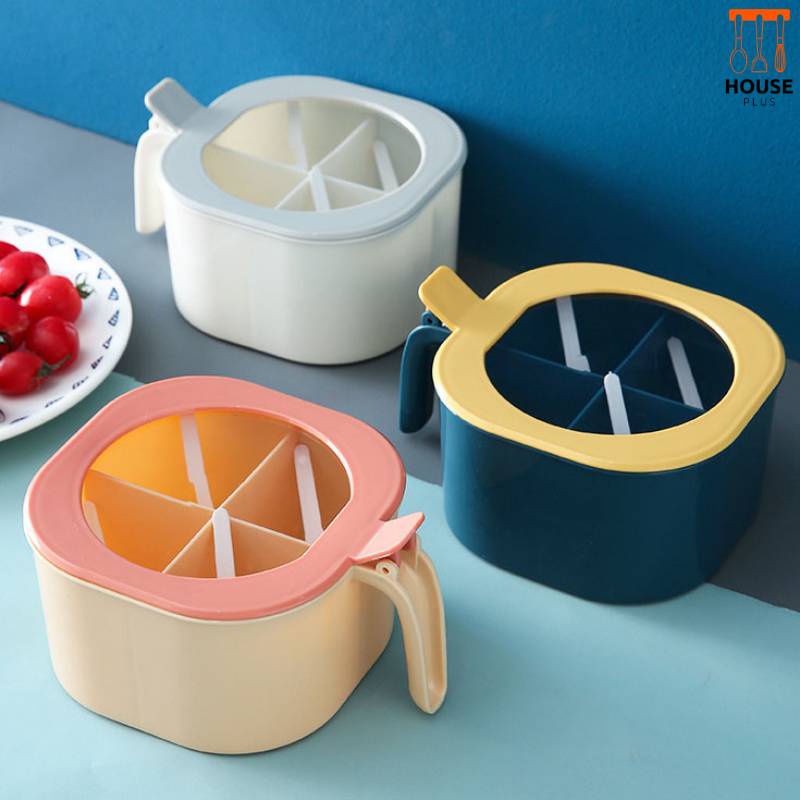 กล่องใส่เครื่องปรุง แบบ 4 ช่อง H4