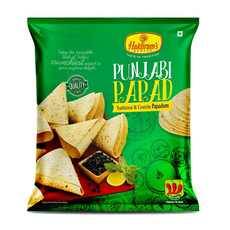 HALDIRAMS Punjabi Masala Papad 200GM