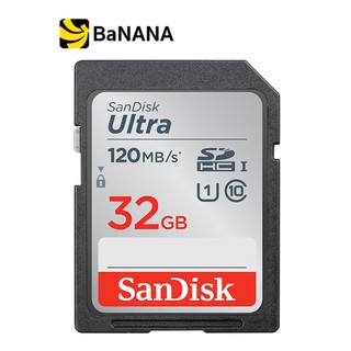 SanDisk Ultra SDHC SDSDUNC4 32GB 120MB/s R C10 (SDSDUN4-032G-GN6IN) By Banana IT