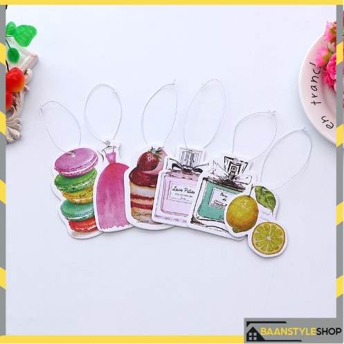 พร้อมส่ง แผ่นน้ำหอมปรับอากาศ ถุงน้ำหอม แผ่นน้ำหอมติดรถยนต์ ที่ดับกลิ่น