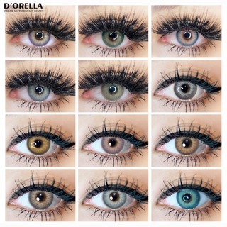 Dorella คอนแทคเลนส์ นิ่ม ซีรีส์สยาม สําหรับดวงตา เครื่องสําอาง เลนส์สีตาธรรมชาติ ใช้ในชีวิตประจําวัน คอนแทคเลนส์สี เลนส์กระจก 1 คู่