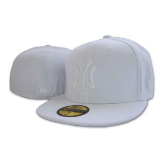 Ny หมวกเบสบอล นําเข้า สีขาว