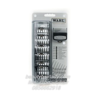 แท้100%🗽 Wahl *premium* ฟันรอง ปัตตาเลี่ยน หลังเหล็ก ตัวรอง 8 เบอร์ Made In U.S.A. นำเข้าจากอเมริกา รองฟัน รองเบอร์