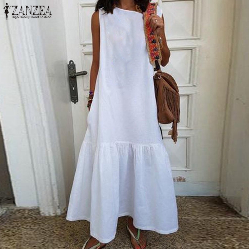 white long dress shopee