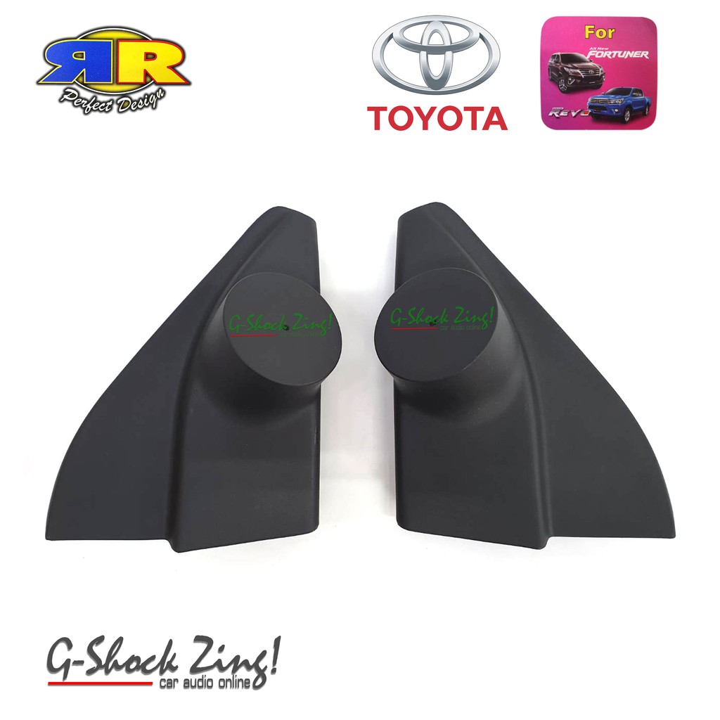 RR เครื่องเสียงรถยนต์/หูช้าง/กาบ/สำหรับใส่ดอกลำโพงทวิสเตอร์ โตโยต้า รีโว่ ฟอร์จูนเนอร์ Toyota REVO-FORTUNER