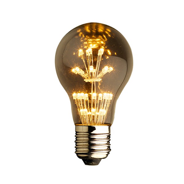 หลอดไฟ LED A60-LD1-2w ขั้ว E27 วินเทจ หรี่ไฟได้