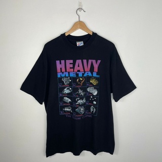 [S-5XL] เสื้อยืด พิมพ์ลาย Heavy Metal Hanes Science สีดํา สไตล์วินเทจ คลาสสิก ไม่ซ้ําใคร สําหรับผู้ชาย 163435