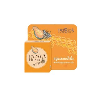 NPC สบู่หน้าใสมะละกอน้ำผึ้ง Papaya – honey soap 60g. ( 1 ก้อน)