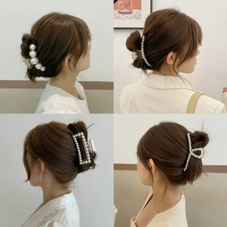 กิ๊บติดผมมุก วัสดุดีมากๆ ที่หนีบผมไข่มุก ที่หนีบผมสไตล์เกาหลี กิ๊ฟหนีบผม กิ๊บหนีบผม โบว์ผูกผมโบว์ผม