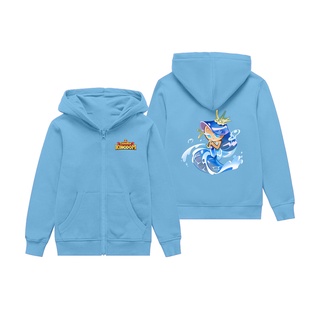 Sea FAIRY COOKIE RUN KINGDOM เสื้อแจ็กเก็ตมีฮู้ด สําหรับเด็ก