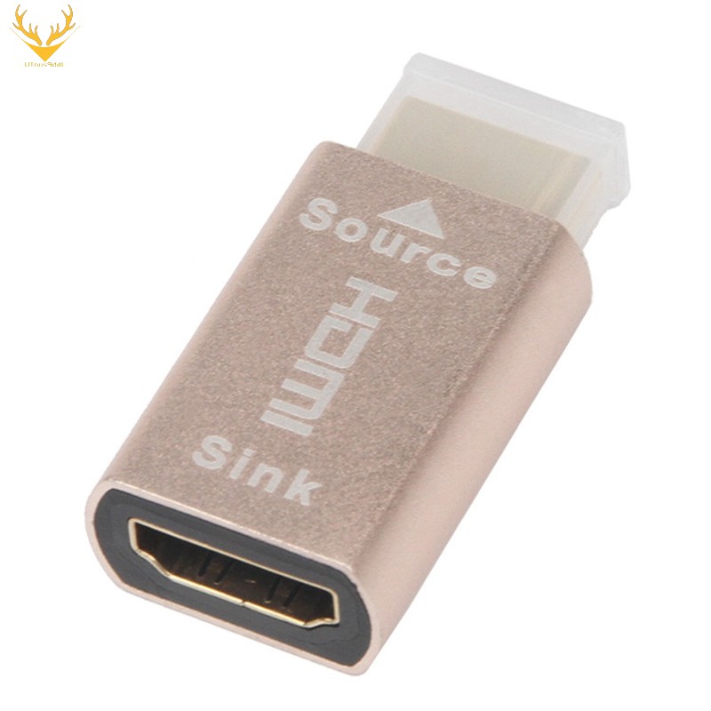 HDMI ล็อคหน้าจอผู้ถือสัญญาณ KVM HDMI2.0 อะแดปเตอร์เสมือน EDID DDC Dummy Plug สําหรับจอแสดงผล HDMI Emulator สูงสุด 3840X2160