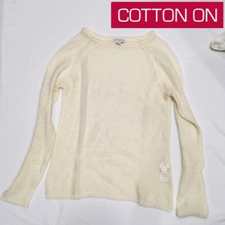 Cotton On Crochet Sweater เสื้อไหมพรมแขนยาว