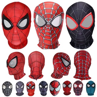 หน้ากากคอสเพลย์ Spider Man แบบยืดหยุ่น สําหรับเด็ก และผู้ใหญ่