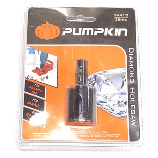 PUMPKIN 26410 ดอกโฮลซอเพชรเจาะแกรนนิตโต้ 25mm โฮลซอเจาะกระเบื้อง 25 mm ดอกเจาะกระเบื้อง 25 มิล