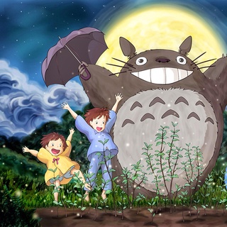 Dlkklb โปสเตอร์กระดาษคราฟท์ลายการ์ตูน Hayao Miyazaki Anime Movie สําหรับติดตกแต่งผนัง