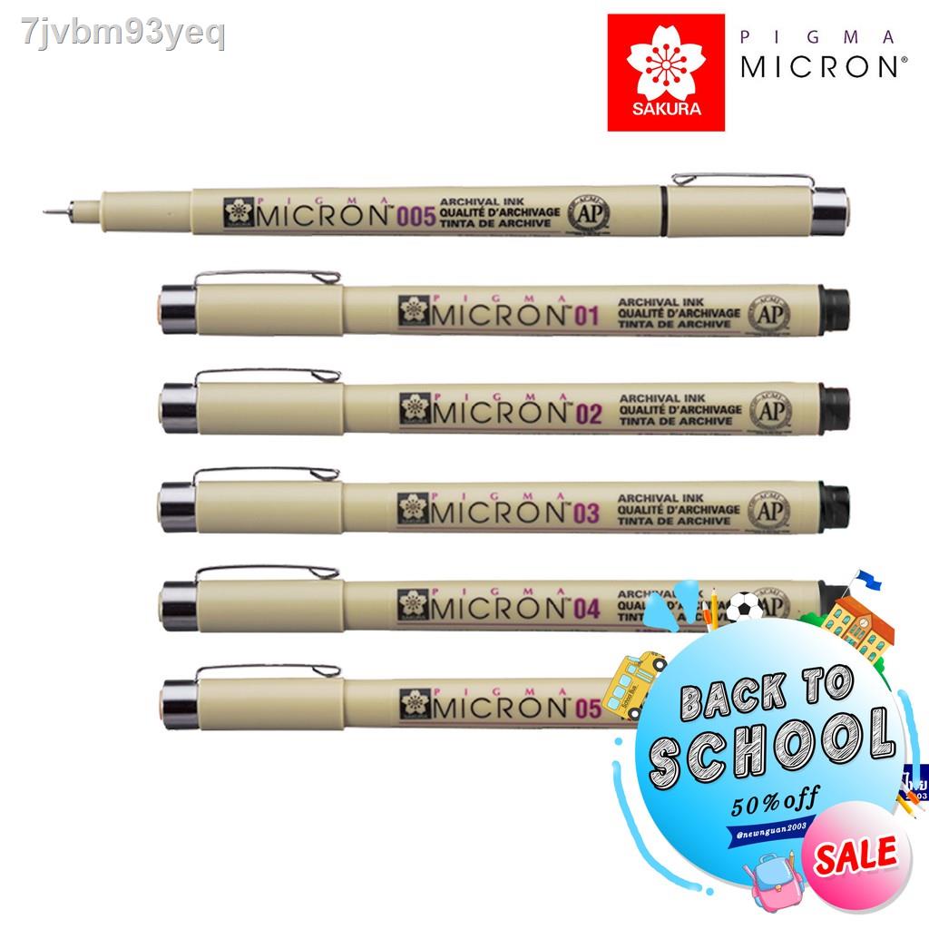 SAKURA/Sipa Pigma Micron Graphic Design Pen Finliner 003 005 01 02