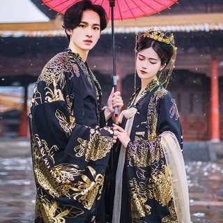 สไตล์จีน Hanfu คนรัก ชุด เสื้อผ้าจีนฮั่น S-XL