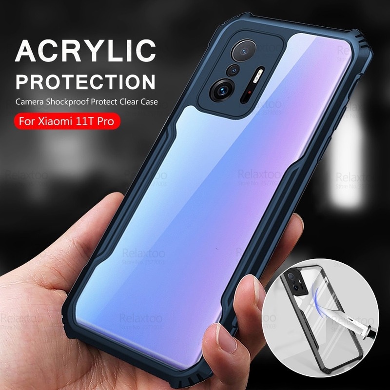 กันกระแทกกรณีอะคริลิสําหรับXiaomi 15T 14T 12T 13T 11T Redmiหมายเหตุ15 14 13 15C 14C A5 Poco F8 M8 X8