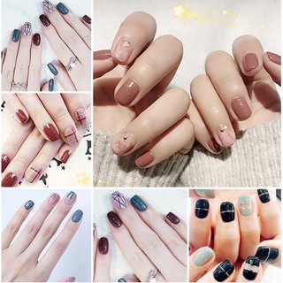 NAIL Tattoo A สติกเกอร์ติดเล็บ 3D สติ๊กเกอร์ลอกน้ำ แทททูติดเล็บ