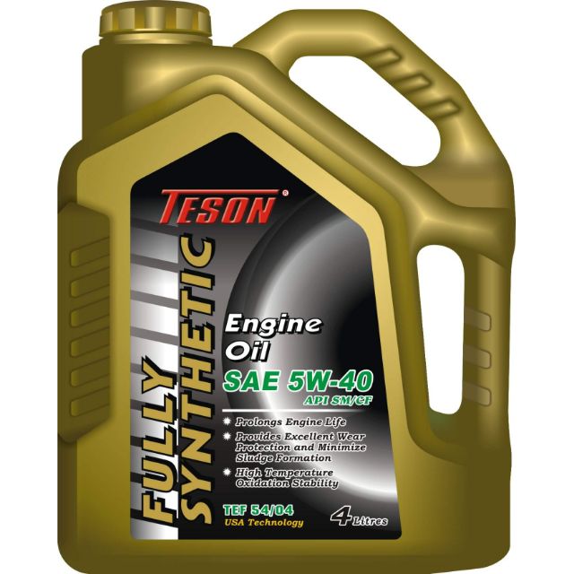 TESON น้ำมันเครื่องสังเคราะห์แท้ 100% 5W40