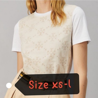 Tory Burch Logo T-shirt size xxs, m.