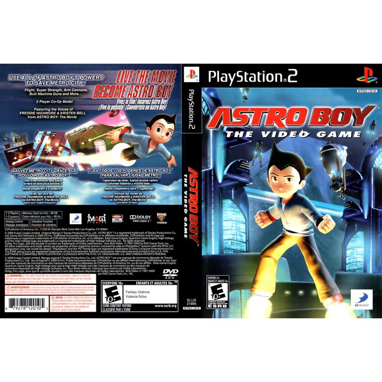 ASTRO BOY THE VIDEO GAME [PS2 US : DVD5 1 Disc]