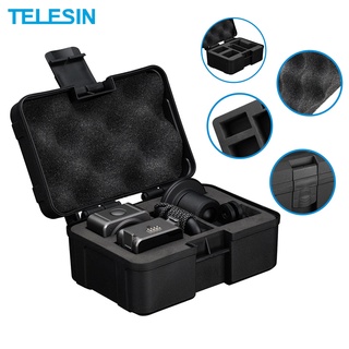 Telesin กระเป๋าเคสแข็ง กันน้ํา แบบพกพา สําหรับ DJI Osmo Action 2 Power Combo