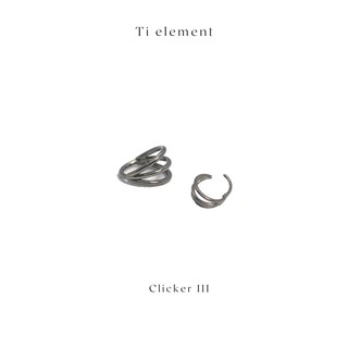 Ti element Clicker III จิวหู จิวไทเทเนียม