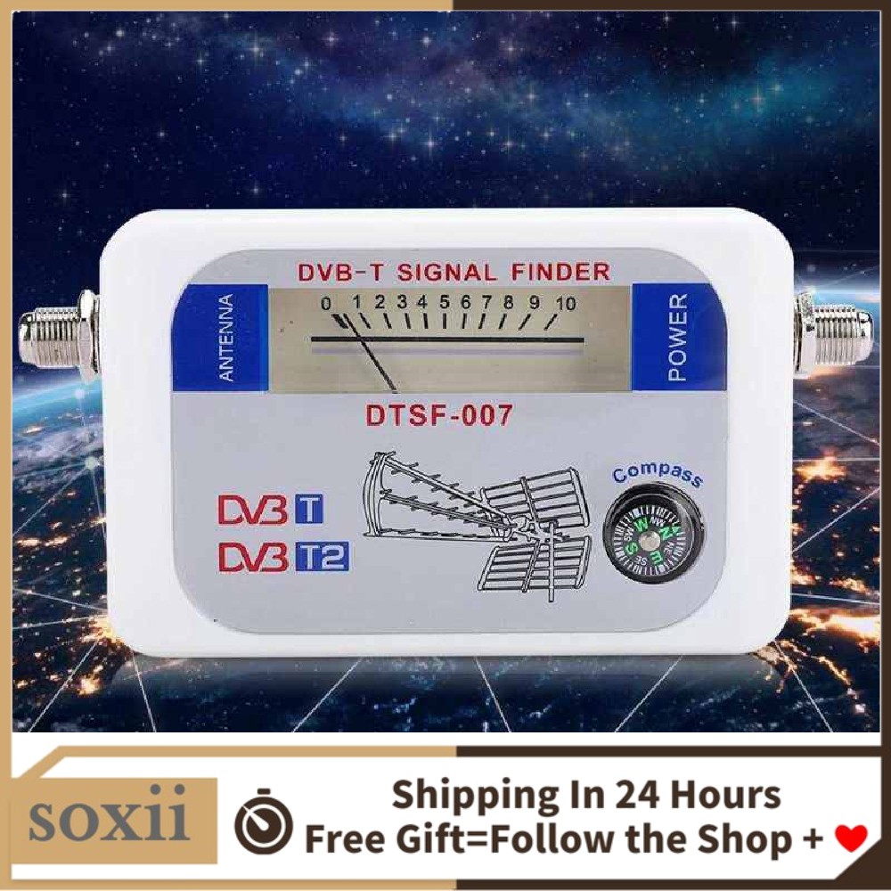 DVB-T/DVB-T2 เครื่องค้นหาดาวเทียมดิจิตอลแบบพกพาสําหรับโทรทัศน์ทีวี