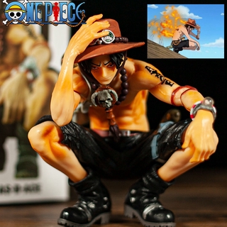 โมเดลวันพีช Fire Fist Ace เอส 16cm Big Size Figure Portgas D. Ace Whitebeard 2st Division Commander One Piece การ์ตูน PVC FigureOnePiece Gol D. Rogers son