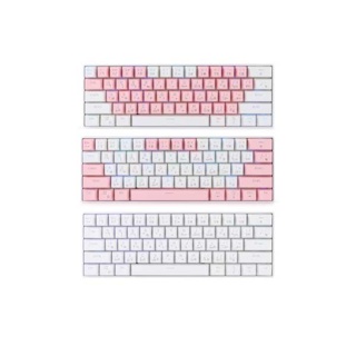 คีย์บอร์ดไร้สาย IWACHI IK-3 61ปุ่ม Mini RGB Mechanical Keyboard Blue-switch รองรับ USB2.0/BT5.0/BT3.0