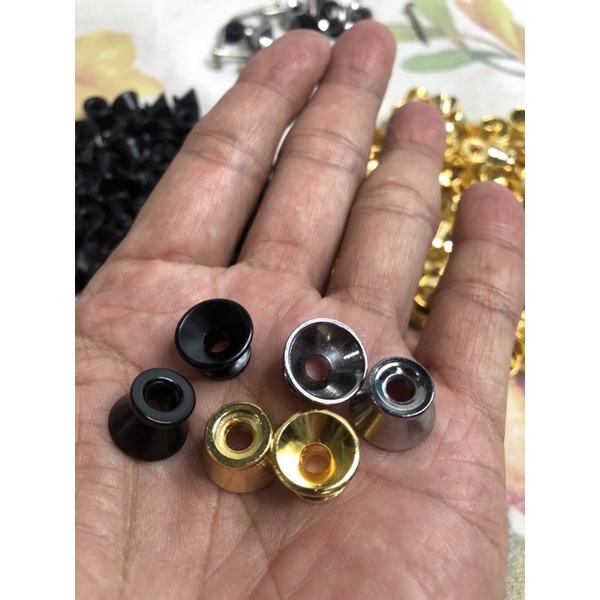 🔥หมุดยึดสายหิ้ว1คู่ ลำโพงบลูทูธDIY มี 3 สี (สีทอง, สีเงิน และสีดำ) ราคาต่อ1คู่