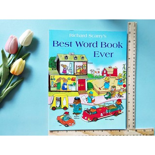 Richard Scarry║ Best Word Book Ever ║★มือหนึ่ง ★ ปกอ่อน ★ ขนาดA4 ★อาจมีตำหนิเล็กน้อยจากการขนส่ง