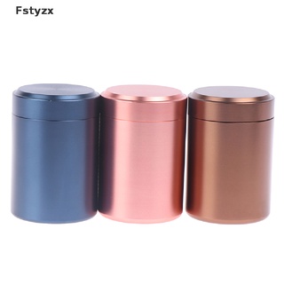 Fstyzx 1x Airtight Proof Container Aluminum Herb Stash Jar Metal Sealed Can Tea Jar FY