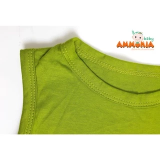 เสื้อกล้ามแขนกุด ผ้ายืด Cotton 10สี(แรกเกิด-7ขวบ)