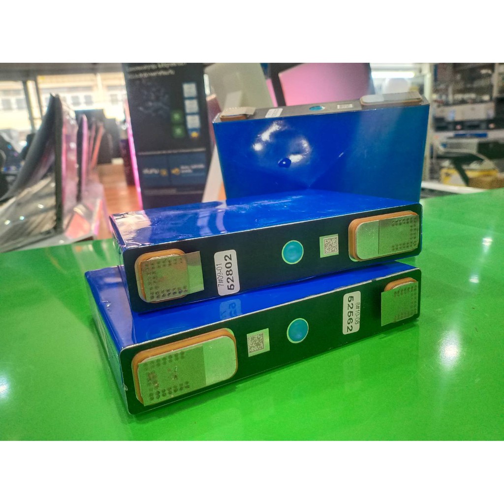 Batteryแบตเตอรี่ ลิเธียม ฟอสเฟต Lithium Phosphate Lifepo4 3.2V 52 AHเหมาะนำไปใช้งานโซลาร์เซลล์, รถไฟ