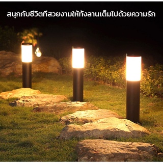 ไฟโซล่าเซลล์ ไฟสนามส่องต้นไม้ Solar Light ไฟสนาม ไฟสนาม LEDไฟทาง ไฟปักสนาม ไฟปักสนาม ทำให้สวนของคุณสวยขึ้น【COD】