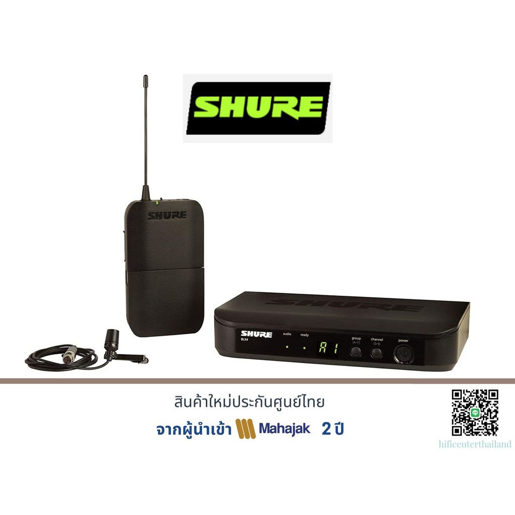 SHURE BLX14A/CVL Wireless Microphone System with Bodypack and CVL Lavalier Mic