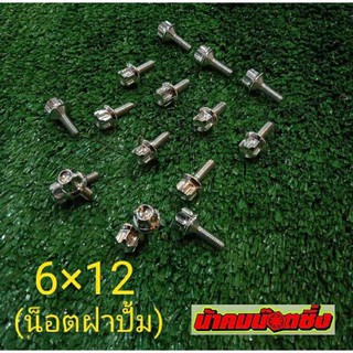 น็อตหัวเฟือง/เลส (น้าคมน็อตซิ่ง) M4X12