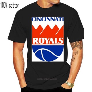 เสื้อยืดผ้าฝ้าย 100% พิมพ์ลาย 304 Royals Cincinnati Basketball Sports 70S สไตล์วินเทจ แฟชั่นเรโทร สําหรับผู้ชาย 2022S-5X