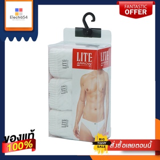 ARROW LITE กางเกงในชาย แพ็ค 3 ตัวสีขาว ไซส์ XLARROW LITE MEN UNDERWEAR WHITE COLOR PACK 3 SIZE XL